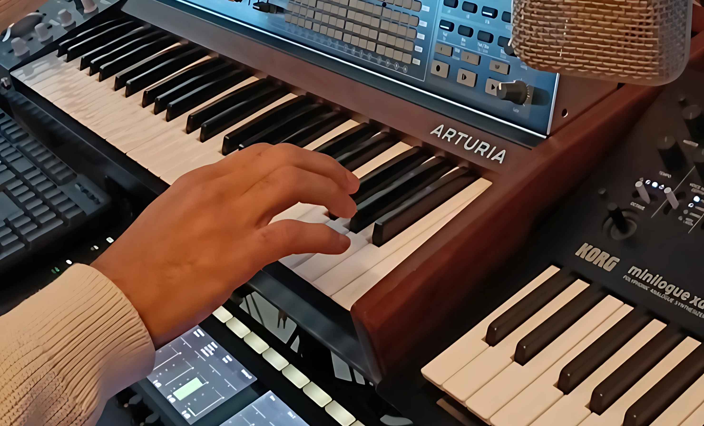Music production setup
